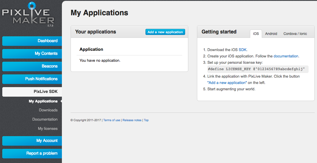 My applications